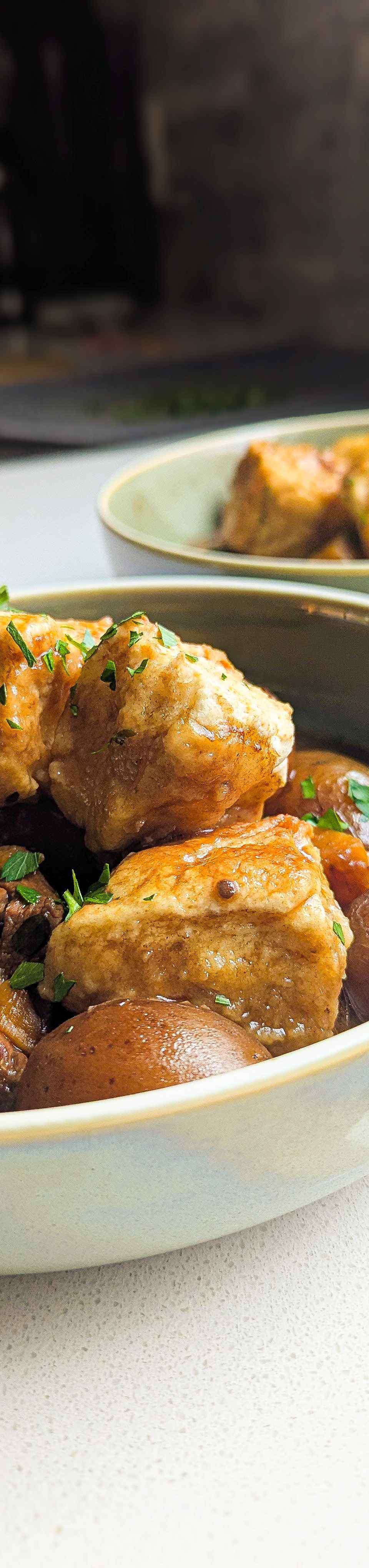 guiness beef stew with dumplings recipe