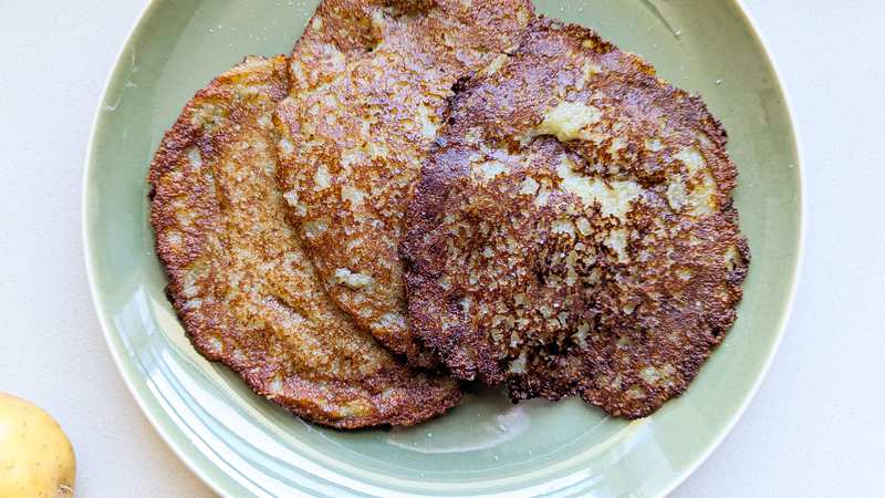 crepes rapees acadian potato pancakes recipe
