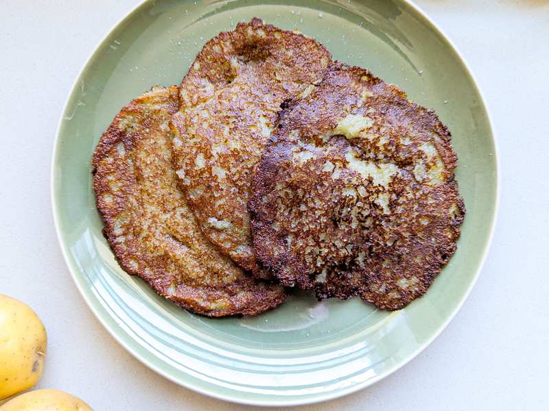 crepes rapees acadian potato pancakes recipe